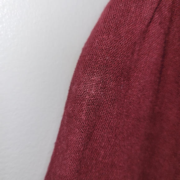 Ava and Viv Linen Blend V-neck Short Sleeve Dress Size 2X - Picture 6 of 12